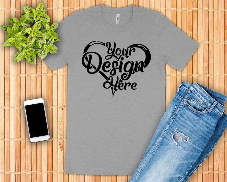 Bella Canvas 3001 Mockup Bundle Bella Canvas Mockup Women