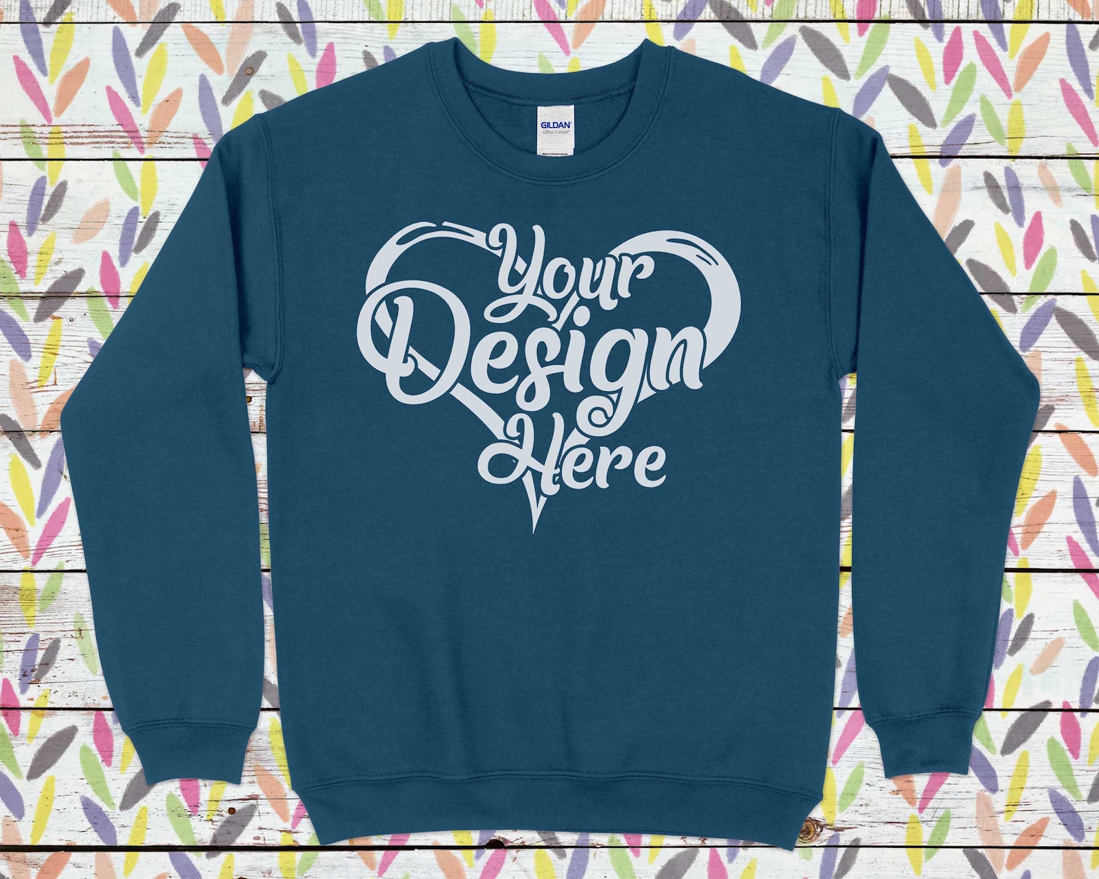 Download Gildan 18000 Mockup Bundle All 46 Colours Gildan 18000 ...