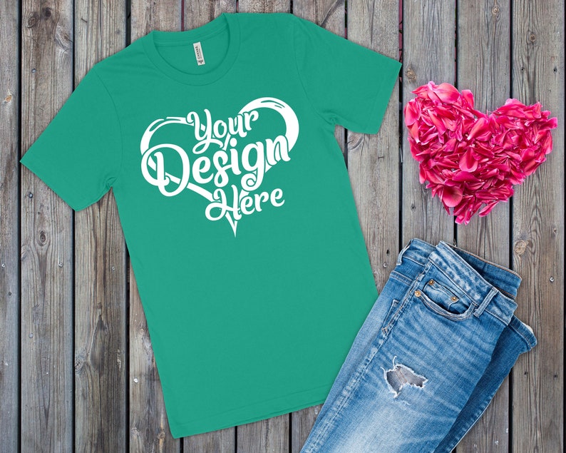 Download Bella Canvas 3001 Mockup Bundle 117 Colours T-shirt Mock ...