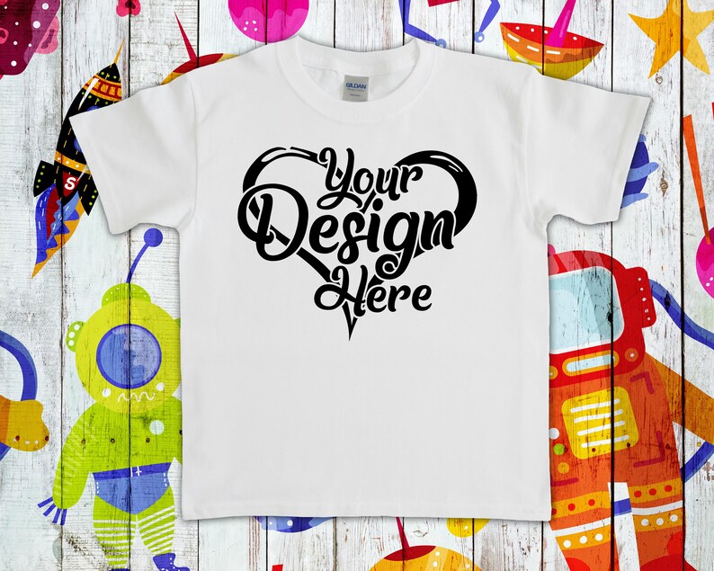 Download Gildan Youth Mockup Mega Bundle 165 Gildan 5000 Kids T ...