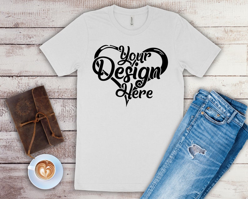 Bella Canvas 3001 T Shirt Mockup Bundle University College Etsy