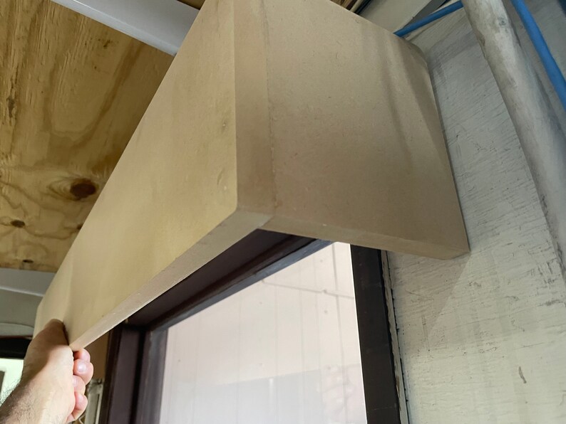 MDF Cornice KIT for Windows 3boards Kit Window Treatment Etsy