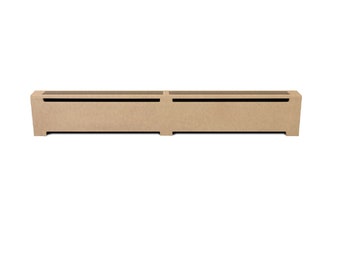 Shaker Style 3 Ft. Wood Baseboard Heater Cover Kit in White - Etsy