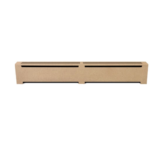 Unfinished MDF Baseboard Heater Cover KIT 3/4 Thick. - Etsy Canada