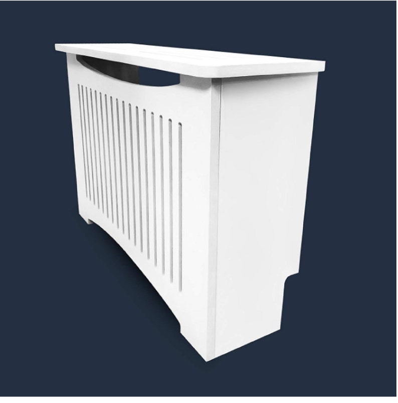 White PVC Radiator Heater Cover 9 Inch Deep Model MD 12. Etsy