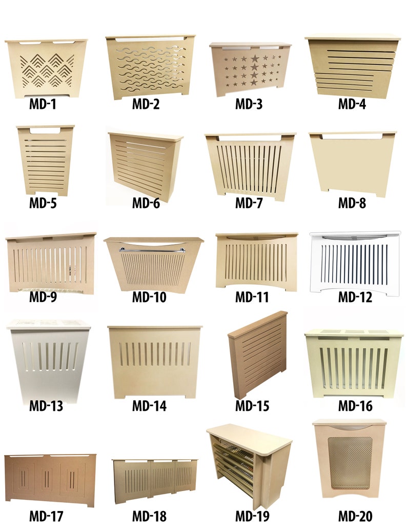 PVC Radiator Cover KIT Choose Your Sizemd12 . Panels ONLY. Etsy