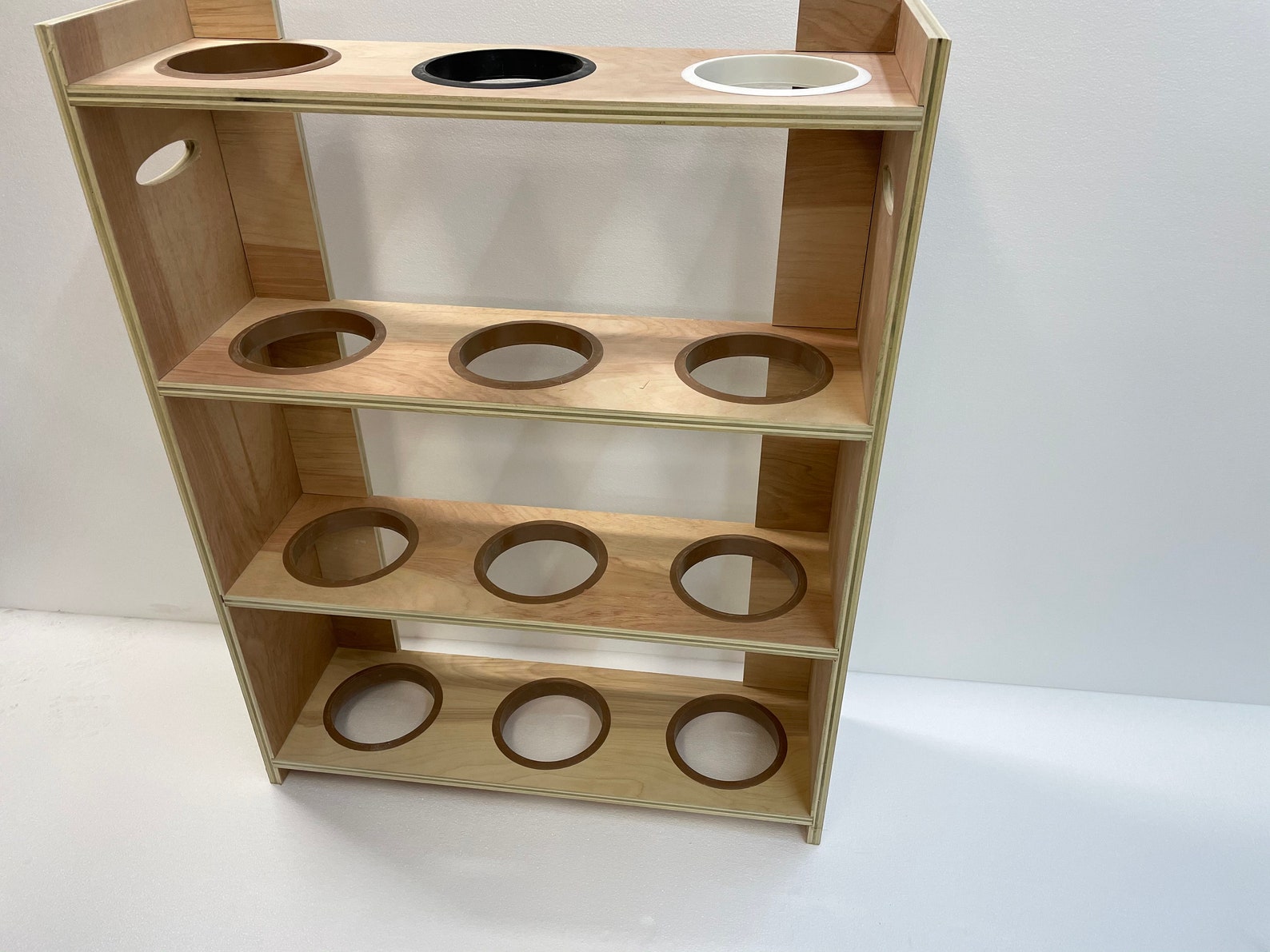 Unfinished Solid Wood Bowling Balls Rack Storage Organizer | Etsy