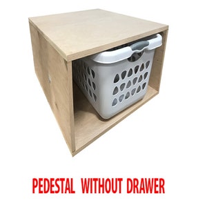Plywood Laundry Pedestal Box- Washer Dryer Laundry Pedestal Box. Any custom size