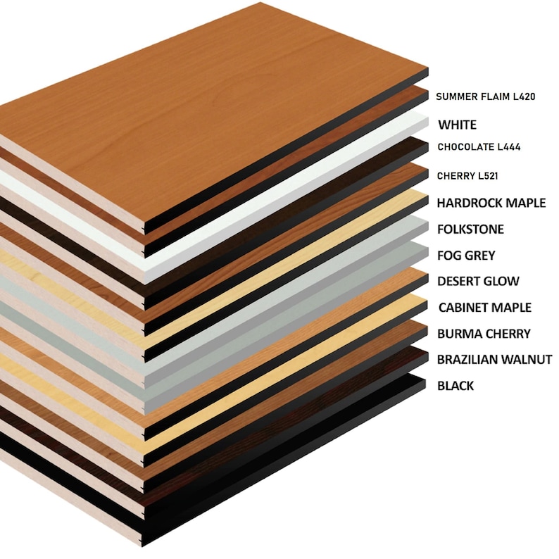 Choose COLOR and length Closet Shelves Melamine 16 inch Deep Etsy