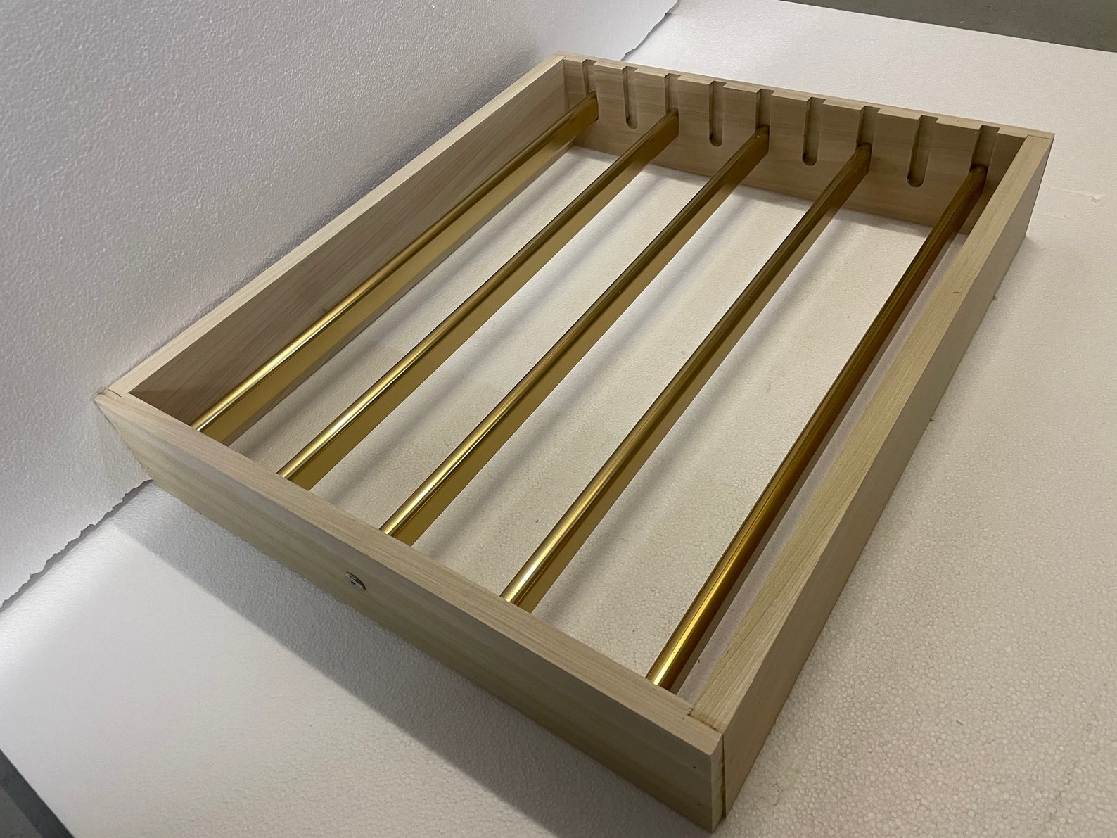 4 Inches High Pants Rack Unfinished Solid Woodpoplaror Other - Etsy