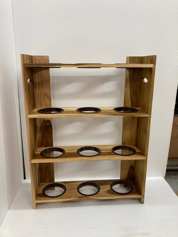Unfinished Solid Wood Bowling Balls Rack Storage Organizer Etsy