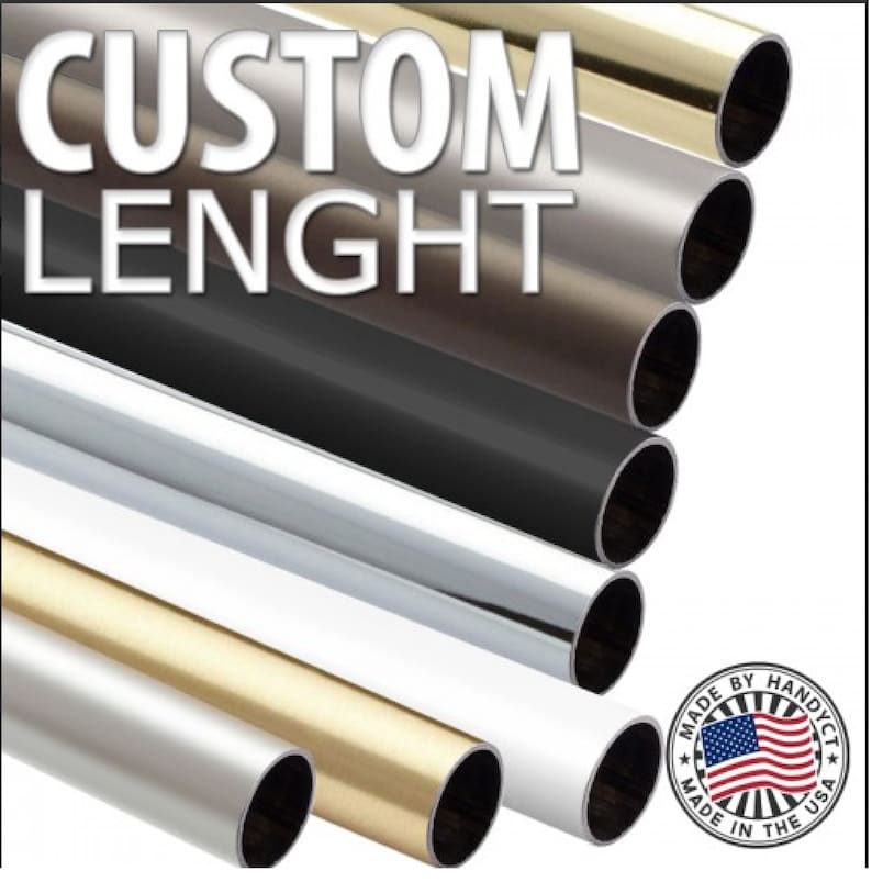 Round Closet Rod. Wardrobe Rod Only Diameter 15/16 In Etsy