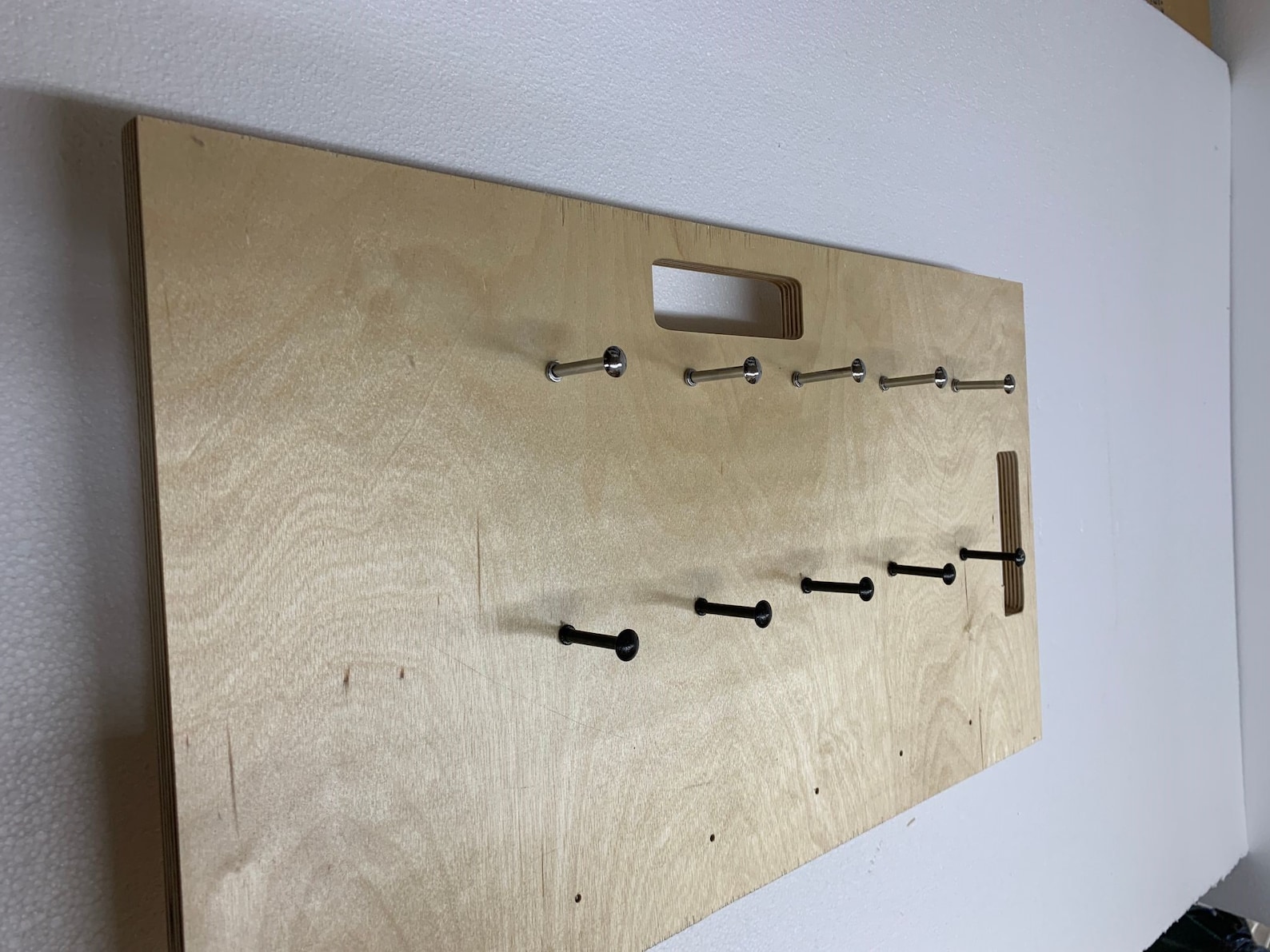 Key Storage Station. Key Hanger Peg Board With Hooks. Etsy