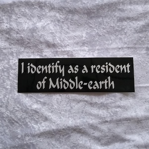 Middle-earth original bumper sticker