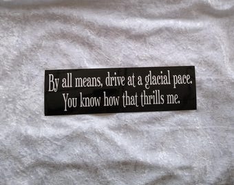 Tailgating original bumper sticker