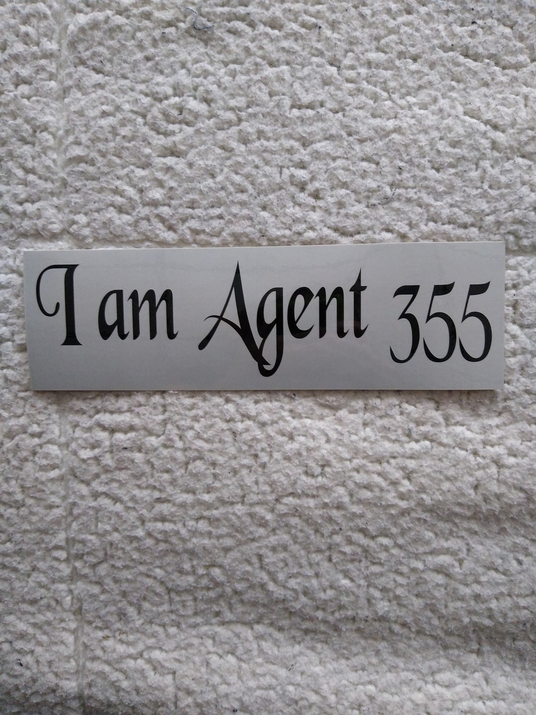 Agent 355 Original Bumper Sticker - Etsy