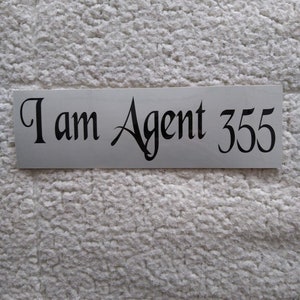 Agent 355 original bumper sticker