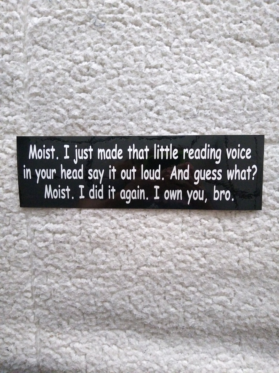 Moist Original Bumper Sticker - Etsy