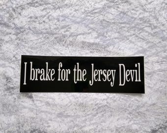 Jersey Devil original bumper sticker