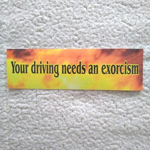 Horror movie original bumper sticker