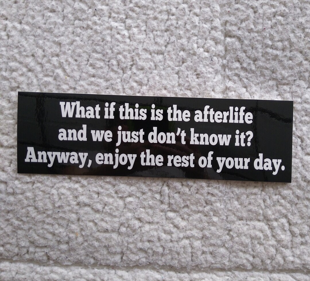 Ghosts Afterlife Original Bumper Sticker - Etsy