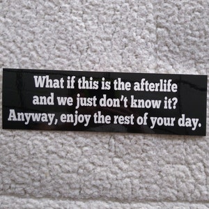 Ghosts original bumper sticker