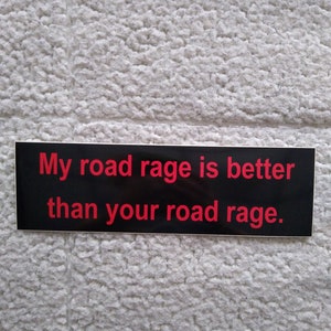 ROAD RAGE PRINCESS  Funny  Vinyl Decal Sticker Car Window tablet netbook 7" 