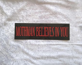 Mothman original bumper sticker