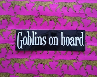 Goblins goblin mode original bumper sticker