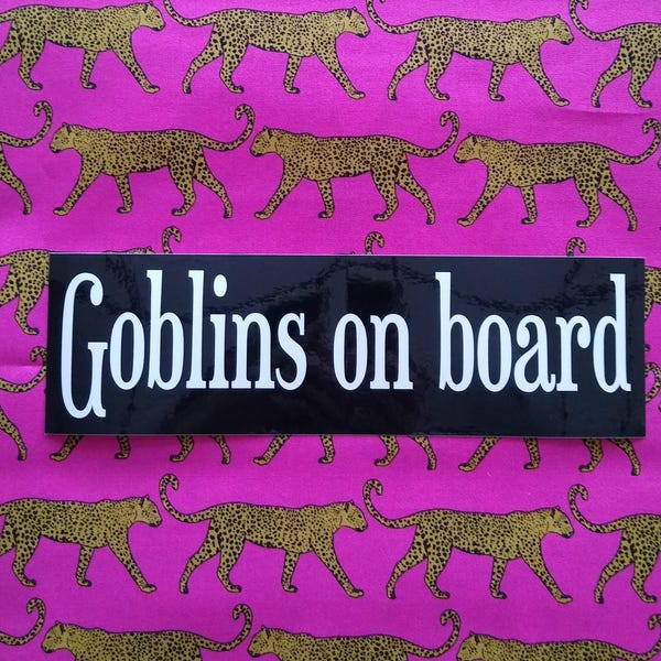 Goblins goblin mode original bumper sticker