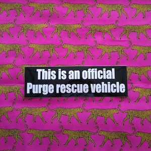 Horror movie original bumper sticker