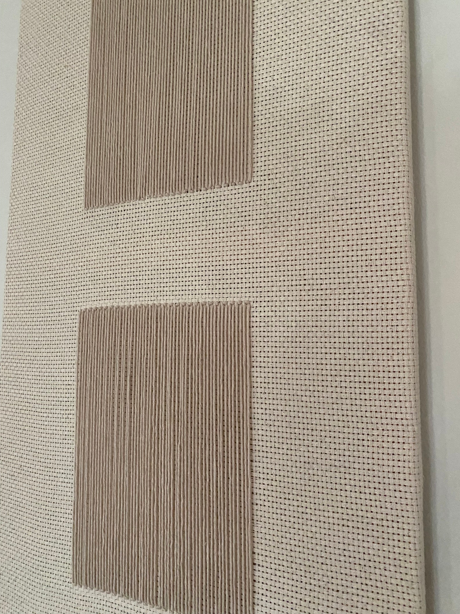 Lines | Textile Wall Art/linen Wall Decor/abstract Art/ Minimal Woven ...