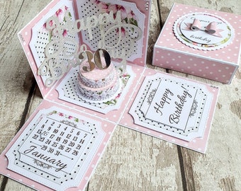 崩壊3rd　BirthdayBOX Birthday Exploding Box - Birthday Card With Cake - 3d Cake