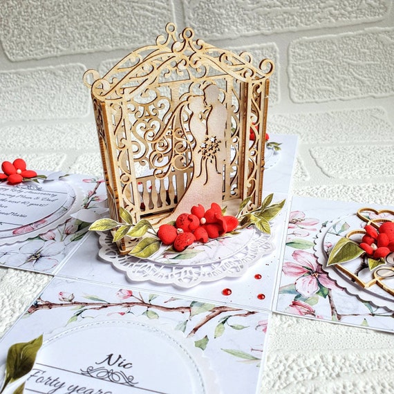 Wedding Gift Handmade Wedding Card Congratulations on Your Etsy