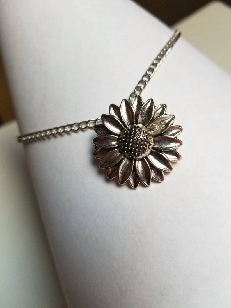 Sunflower charm Anklet