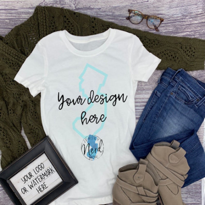 Download Next Level Women's 1510 White T-shirt Mock Up Tshirt | Etsy