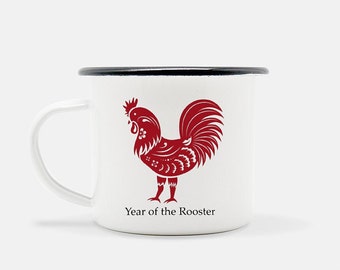 Personalized Year of the Rooster Chinese Zodiac Mug