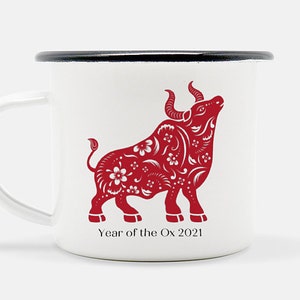 Personalized Year of the Ox Chinese Zodiac Mug