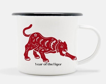 Personalized Year of the Tiger Chinese Zodiac Mug