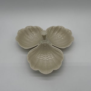 Vintage Lenox 3 compartment Flower serving dish
