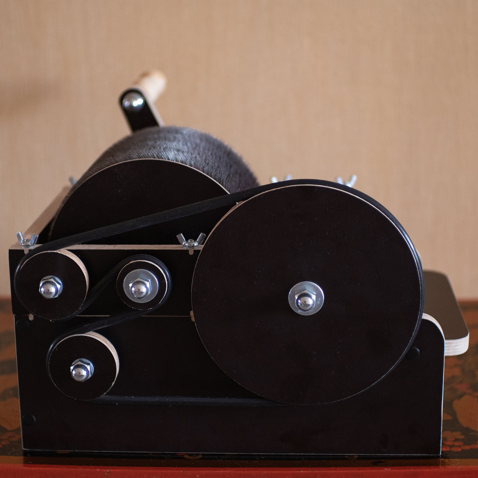 Compact Beautiful Drum Carder Handmade Etsy