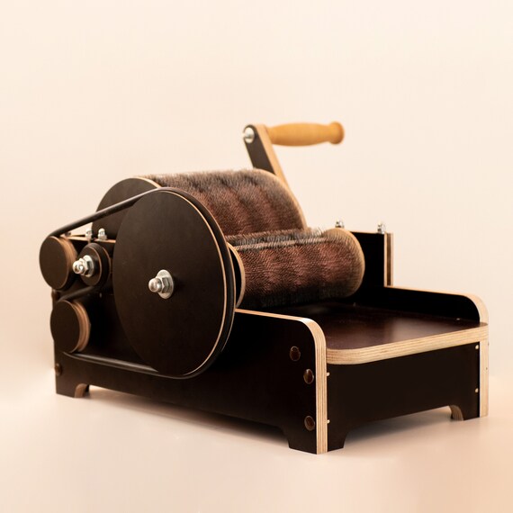 Compact Beautiful Drum Carder Handmade Etsy