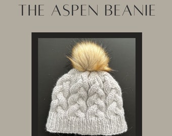 The Aspen Beanie Knitting Pattern (PDF)