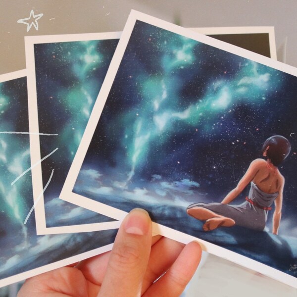 PRINT- YMIR / Pittura / Arte originale / Illustrazione / Attacco a Titano / Ymir Fritz / Poster Wall Decor / Okaysrslyno