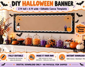 Halloween Banners/Cards