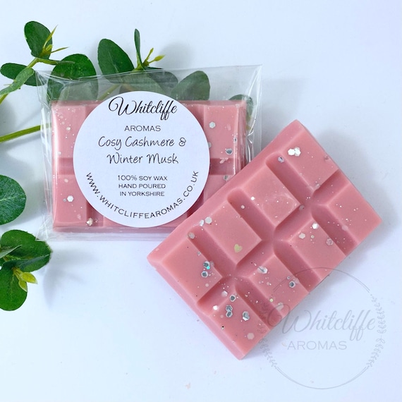Cosy Cash mere Winter Musk Wax Melts Snap Bar Eco Soy Wax Eco friendly highly fragranced Home fragrance vegan winter Christmas musk