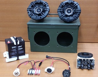 ammo can speaker parts