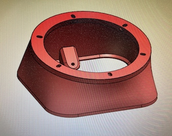 Speaker pod enclosures for panel Mount 6.5" speakers.  6 bolt speaker pattern. Includes one pair w mounting hardware.