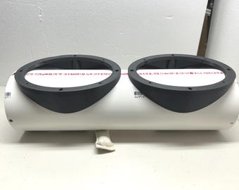 6x9 Pods!  Pod mount two 6by9” speakers using your 6" sch 40 PVC tube. Mount 6x9" speakers in pods (x2). Pods mount directly to tube.