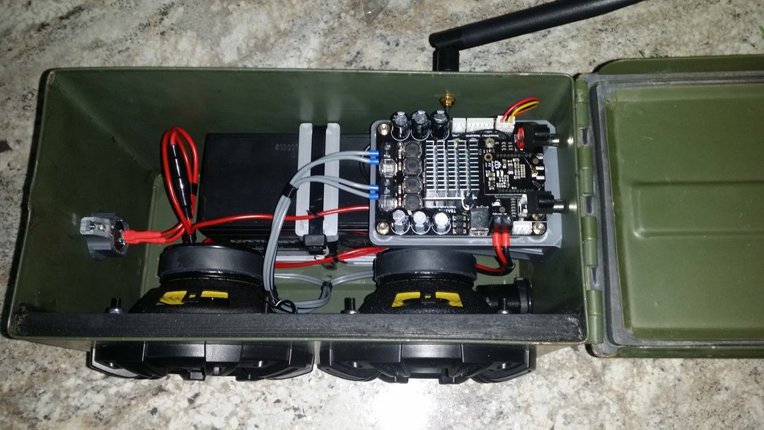 MAX POWER Bluetooth Ammo Can Boombox. Completely Assembled 50W50W